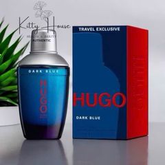 Nước Hoa Nam Hugo Boss Dark Blue Eau De Toilette 75ml - Mùi Hương Tươi Mát, Nam Tính Lôi Cuốn, Phù Hợp Mọi Dịp