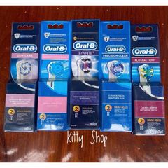 Bộ Đầu Bàn Chải Điện Oral-B Thay Thế (2 Cái) - Prowhite, Floss Action, Precision, Gum Care, Sensitive - Chăm Sóc Răng Miệng Tối Ưu