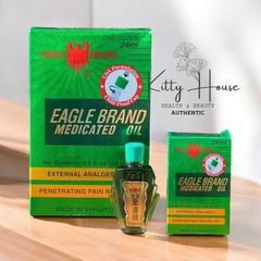 Dầu Xanh Con Ó 2 Nắp Mỹ 24ml - Tinh Dầu Xông Phòng Hiệu Quả Chống Đau, Muỗi Cắn Tặng Quà Thông Dụng
