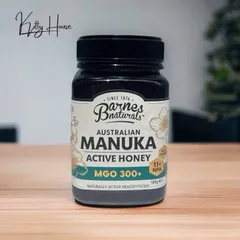 Mật ong Manuka NPA11+ Barnes 500g - Tăng cường sức đề kháng, hỗ trợ tiêu hóa, làm đẹp da, an toàn cho trẻ em từ 1 tuổi.