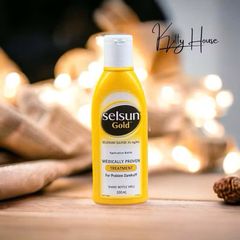 Dầu Gội Selsun Gold 200ml - Giảm Gàu, Nấm Ngứa Da Đầu, Chăm Sóc Tóc, Dưỡng Ẩm Với Vitamin B Và E