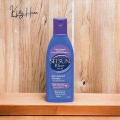 Dầu gội Selsun Blue Úc nắp tím 200ml - Dầu gội chống gàu, làm sạch sâu cho tóc và da đầu, sản phẩm chăm sóc tóc hiệu quả.