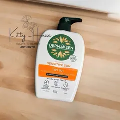 Kem chống nắng cho da nhạy cảm DermaVeen Sensitive Sun SPF 50+ Moisturising Face & Body Cream 500g