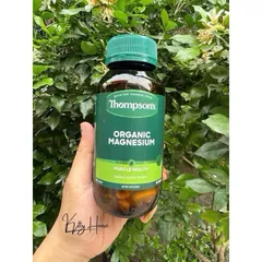 Viên uống Magie Thompson’s Organic 120 viên - Hỗ trợ sức khỏe xương khớp, cơ bắp và hệ thần kinh cho người tập thể thao