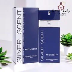 Nước Hoa Nam Silver Scent Midnight 100ml - Hương Woody Spicy Cuốn Hút, Gợi Cảm, Đậm Chất Nam Tính