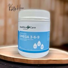 Viên uống bổ sung Omega 3-6-9 Healthy Care 200 viên - Hỗ trợ tim mạch, trí não, giảm căng thẳng, đẹp da và mắt sáng khỏe