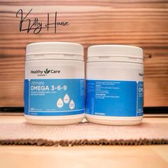Viên uống bổ sung Omega 3-6-9 Healthy Care 200 viên - Hỗ trợ tim mạch, trí não, giảm căng thẳng, đẹp da và mắt sáng khỏe