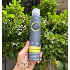 Dầu Gội Khô Hask Charcoal Chia Seed Biotin & Coconut 122ml - Thoáng Khô, Tươi Mới Cho Tóc Ngày Thứ Hai