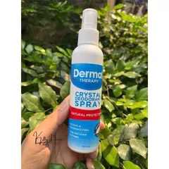 Xịt Khử Mùi Dermal Crystal Therapy 120ml - An Toàn, Không Gây Dị Ứng, Bảo Vệ Tự Nhiên, Chống Mùi Cơ Thể, Thích Hợp Mọi Loại Da