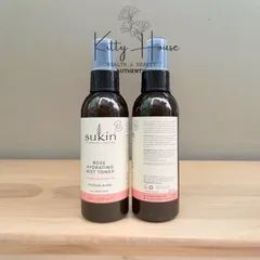 Nước Hoa Hồng Dưỡng Ẩm Sukin Rose Hydrating Mist Toner 125ml - Sản Phẩm Chăm Sóc Da Mặt Thư Giãn và Tăng Cường Độ Ẩm
