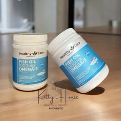 Viên uống Dầu cá Omega 3 Healthy Care 1000mg 400 viên - Hỗ trợ sức khỏe não bộ, mắt và da cho cả gia đình