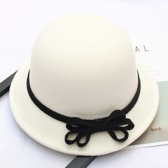 Nón dạ ép tiểu thư dáng chuông nơ nhỏ