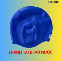 Nón Bơi Silicone Che Kín Tai Cho Trẻ Em Và Người Lớn - Mũ Bơi Chống Nước, Dẻo Dai, Nhiều Màu Sắc Thời Trang