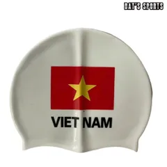 Mũ Bơi In 2 Mặt Lá Cờ Việt Nam - Silicone Chống Thấm, Freesize Cho Người Lớn & Trẻ Em, Độ Đàn Hồi Tốt, Đặc Biệt Cho Bơi Lội