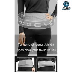 Đai Chạy Bộ Đeo Hông Thời Trang Cho Nam Nữ - Chứa Điện Thoại, Chai Nước, Khóa, Tiện Lợi Để Tập Luyện An Toàn