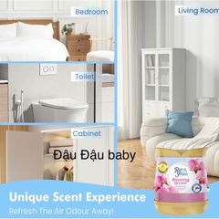 Sáp Thơm Đuổi Muỗi PUR FRESH Gel 200G - Hương Quyến Rũ Từ Tinh Dầu Tự Nhiên - Khử Mùi Hiệu Quả Cho Phòng Ngủ, Phòng Khách