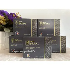 Xà bông Hương Nước Hoa Pháp Woody Urban SIGSCENT 90g - Xà Phòng Tắm Nam Hương Gỗ Sang Trọng, Dưỡng ẩm Chuyên Sâu