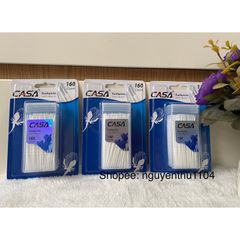 Sale Tăm xỉa răng nha khoa 2 đầu CASA Nhật Bản hộp 160 chiếc, tăm nhựa nha khoa Nhật