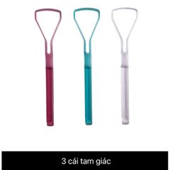 Combo 3 dụng cụ cạo lưỡi/vệ sinh lưỡi Okina Inochi nhựa nguyên sinh ,cạo lưỡi inochi chính hãng