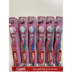Bàn Chải Đánh Răng Lipzo Ruby Sensi Cho Nữ - Thiết Kế Đặc Biệt Cho Răng Nhạy Cảm, Bàn Chải Mềm Công Nghệ Nano Kháng Khuẩn