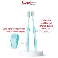 Bàn Chải Đánh Răng Lipzo Ruby Sensi Cho Nữ - Thiết Kế Đặc Biệt Cho Răng Nhạy Cảm, Bàn Chải Mềm Công Nghệ Nano Kháng Khuẩn