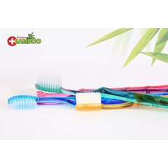 Bàn Chải Đánh Răng Bizs+ Bamboo - Sợi Chỉ Tơ Nha Khoa Thiết Kế Thông Minh, Chăm Sóc Răng Miệng Tận Gốc