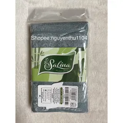Khăn Mặt Salina Cao Cấp Vải Sợi Tre 28x48cm - Mềm Mại, Thấm Hút Tốt - Kháng Khuẩn Từ Thiên Nhiên, Thương Hiệu Aristino