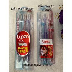 Bộ 3 Bàn Chải Đánh Răng Lipzo Crystal Love Dành Cho Nữ - Thiết Kế Đặc Biệt, Chất Liệu Cao Cấp, Chăm Sóc Răng Miệng Hiệu Quả