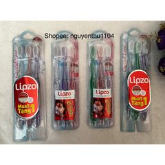 Bộ 3 Bàn Chải Đánh Răng Lipzo Crystal Love Dành Cho Nữ - Thiết Kế Đặc Biệt, Chất Liệu Cao Cấp, Chăm Sóc Răng Miệng Hiệu Quả
