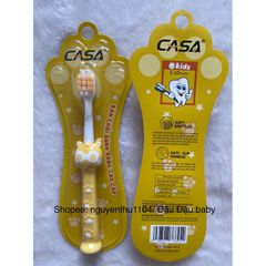 Bàn Chải Đánh Răng Trẻ Em Casa Hello Kitty Siêu Mềm - Dành Cho Bé 3-10 Tuổi, Lông Tơ Nha Khoa, Thiết Kế Dễ Thương