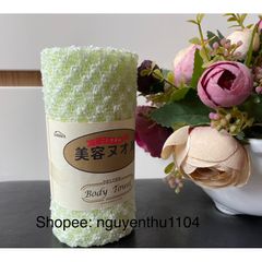 Khăn Tắm Cọ Lưng Hàn Quốc - Khăn Massage Tạo Bọt 27x100cm - Sản Phẩm Chất Lượng Cao Giúp Tẩy Da Chết và Thư Giãn