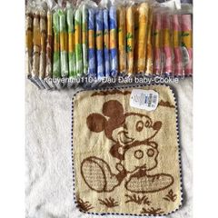 Khăn mặt trẻ em Salina SFT01 - Vải sợi tre bamboo mềm mại, thấm hút tốt (30x32cm) - Chăm sóc làn da bé yêu