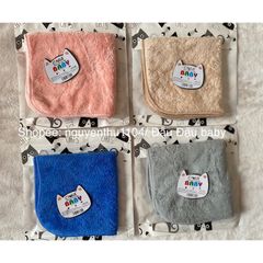 Khăn Mặt Trẻ Em Siêu Mềm Casa Nhật Bản 30x30cm - Chất Liệu 80% Polyester, Nâng Niu Da Bé, Màu Sắc Tươi Sáng