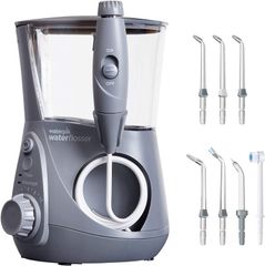 Máy Tăm Nước Waterpik WP-667EU Ultra Professional Màu Xám - Công Nghệ Làm Sạch Tiên Tiến, Bảo Vệ Nướu, 10 Mức Áp Suất, 7 Đầu Xịt