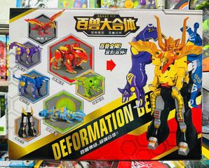 Đồ Chơi Lắp Ghép BIAN 6803 - Robot Siêu Nhân GAO Từ Thú DEFORMATION BEAST, màu giao ngẫu nhiên, cho trẻ từ 6 tuổi trở lên
