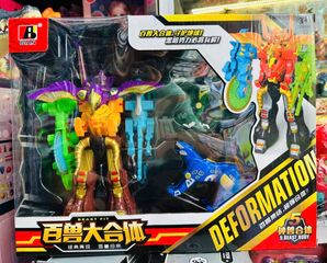 Đồ Chơi Lắp Ghép BIAN 6803 - Robot Siêu Nhân GAO Từ Thú DEFORMATION BEAST, màu giao ngẫu nhiên, cho trẻ từ 6 tuổi trở lên