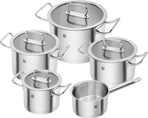 Bộ Nồi Zwilling Professional 5 Món - Chất Liệu Thép Không Gỉ, Thiết Kế Hiện Đại, Phù Hợp Mọi Bếp, Dùng Để Nấu, Chiên, Om