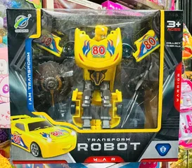 Bộ Lắp ghép Robot biến hình thành xe ô tô 339-39 Giao màu ngẫu nhiên