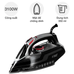 Bàn Là Hơi Nước Russell Hobbs 20630-56 Power Steam Ultra - Công suất 3100W, Phun Hơi 210g/phút, An toàn và Dễ Dàng Vệ Sinh