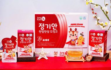 Thiên Sâm Baby Lộc Nhung Hươu Non Jung Kian - Hỗ Trợ Tăng Cường Sức Khỏe Trẻ Em, 30 Gói X 30g, Xuất Xứ Hàn Quốc