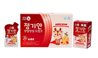 Thiên Sâm Baby Lộc Nhung Hươu Non Jung Kian - Hỗ Trợ Tăng Cường Sức Khỏe Trẻ Em, 30 Gói X 30g, Xuất Xứ Hàn Quốc