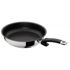 Chảo Fissler Protect Steelux Premium 24cm - Chống dính cao cấp, bằng thép không gỉ, an toàn cho sức khỏe, bếp từ và mọi loại bếp
