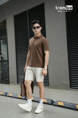 Áo Polo Nam Thun Tổ Ong BROWNIE - Thoáng Mát, Thấm Hút Tốt, Kiểu Dáng Thanh Lịch, Lựa Chọn Đi Làm, Đi Chơi Thời Trang Năng Đ động