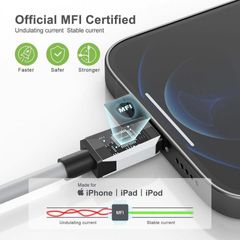 Cáp Sạc Nhanh iPhone 30W MFI - Dây Cáp Hiển Thị Công Suất 1.5m, Hàng Xuất Đức, Chống Quá Tải, Thiết Kế Bền Bỉ