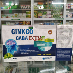 Viên uống bổ não Ginkgo Gaba Extra 60 viên - Giảm đau đầu, mất ngủ, hỗ trợ tuần hoàn não và rối loạn tiền đình.