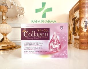 Viên Uống Collagen Beauty Time - Hỗ Trợ Làm Đẹp Da, Giảm Nếp Nhăn và Lão Hóa - Hộp 30 Viên Nhập Khẩu Từ Nhật Bản