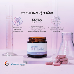 Men Vi Sinh Phụ Khoa Lactobact Intima - Hỗ Trợ Cân Bằng Nội Tiết Tố và Sức Khỏe Vùng Kín, 30 Viên, Sản Xuất Tại Đức