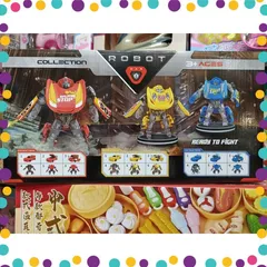 Bộ đồ chơi lắp ghép 339-36 gồm 3 nhân vật robot Transform biến hình thành chiếc xe ô tô