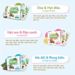 Thanh Hạt Dinh Dưỡng Freshie Mè Đồi & Rong Biển Gạo Lứt Thuần Chay 150gr - Năng Lượng Tươi Mới Từ Tâm Minh Foods