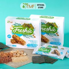 Thanh Hạt Dinh Dưỡng Freshie Mè Đồi & Rong Biển Gạo Lứt Thuần Chay 150gr - Năng Lượng Tươi Mới Từ Tâm Minh Foods
